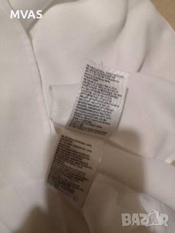 Нова блузка H&M XS 34 размер бяла с волани, снимка 3 - Корсети, бюстиета, топове - 37252564