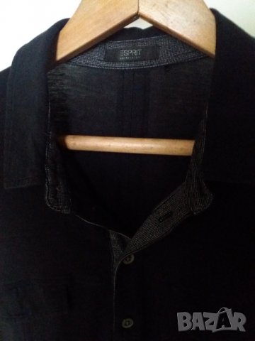 Мъжка тънка блуза Esprit черна , снимка 5 - Блузи - 32661690