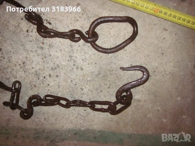 синджир за каруца голям дебел и масивен, снимка 6 - Други ценни предмети - 38332869