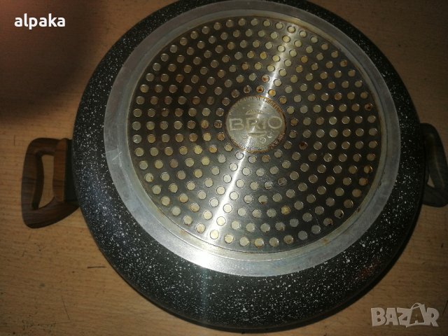 Продавам алуминиева тенджера без капак, Brio, снимка 3 - Съдове за готвене - 44084713