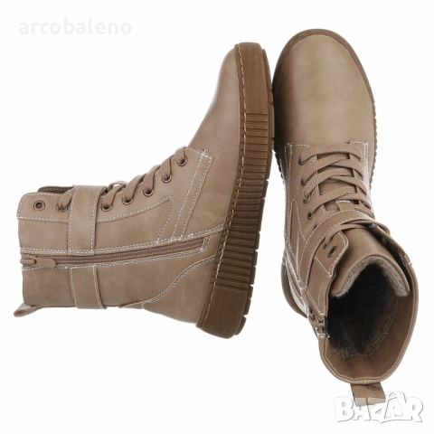 Дамски боти с връзки, 3цвята , снимка 4 - Дамски боти - 52022819