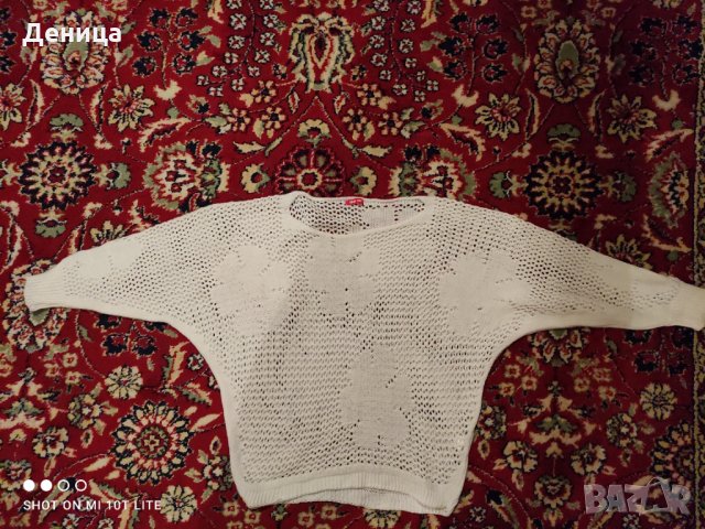 Дамска блуза с ръкави тип "прилеп", снимка 1 - Блузи с дълъг ръкав и пуловери - 34785761