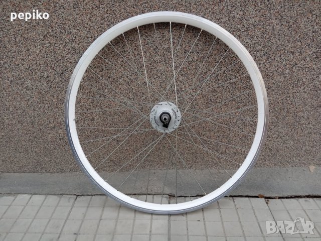 Продавам колела внос от Германия алуминиева капла с динамо главина 26 цола SHIMANO DH-2N35, снимка 1 - Велосипеди - 27430249