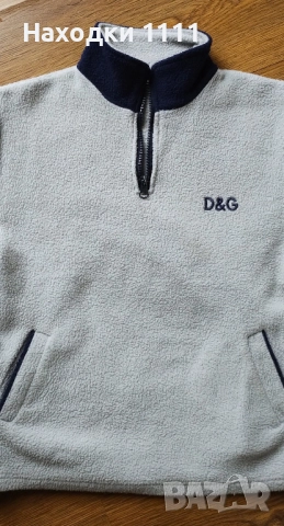 Оригинален пуловер от полар на Dolce & Gabbana, размер 122-128, 7-8 години, снимка 5 - Детски пуловери и жилетки - 51983112