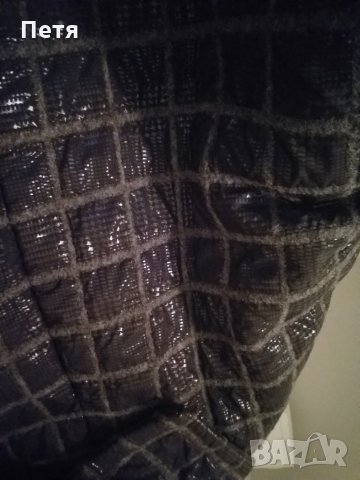 Пончо ново черно с ефект 