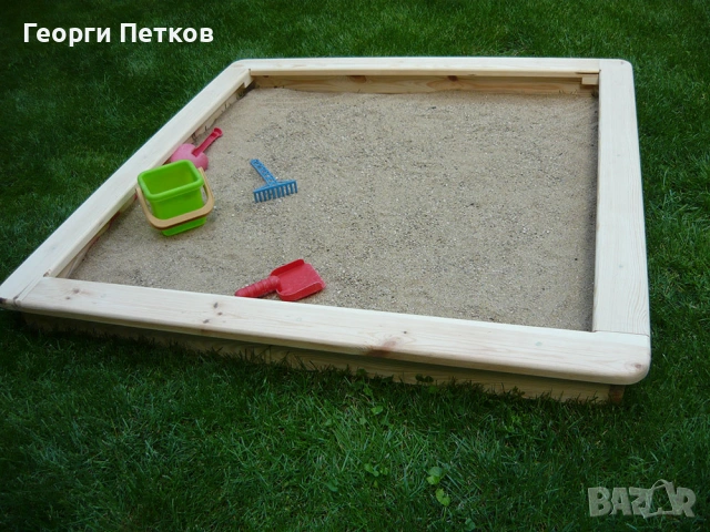 Пясъчник -110х110х12см.,без дъно,не лакиран - 36 €.  , снимка 5 - Други - 53437581