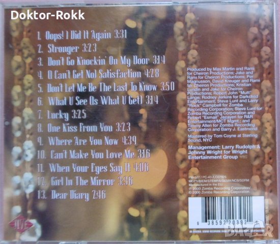 Britney Spears – оригинални CD дискове, снимка 2 - CD дискове - 37404229