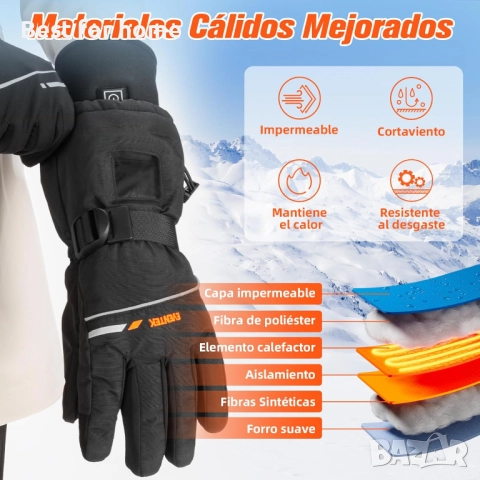 Отопляеми ръкавици за мъже и жени, снимка 5 - Друга електроника - 52628695