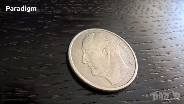 Монета - Норвегия - 1 крона | 1959г., снимка 2 - Нумизматика и бонистика - 32406695