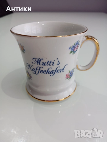 Стара порцеланова баварска чаша , снимка 5 - Чаши - 52627822