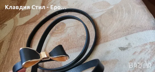 Тънък елегантен колан размер ХЛ, снимка 3 - Колани - 47689179