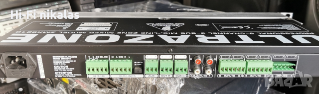 8 канален микрофонен миксер behringer ultrazone zmx8210, снимка 6 - Ресийвъри, усилватели, смесителни пултове - 44897037