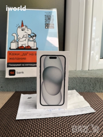 ⚠️НЕРАЗПЕЧАТАН❗️НОВ❗️24М ГАР! 📛 iPhone 15 Black 128гб , снимка 4 - Apple iPhone - 53534035