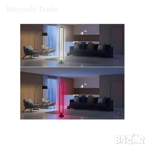 Декоративна настолна лампа Mercado Trade, LED RGB осветление, снимка 3 - Лед осветление - 48871479