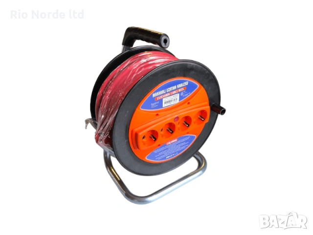 Удължител Макара 50м 3 х 2,5 3000W НОВИ, снимка 2 - Други инструменти - 53352044