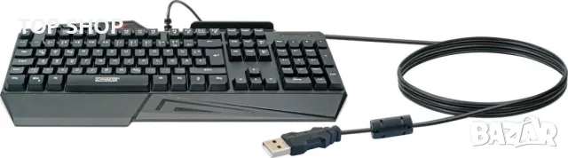 Геймърска клавиатура SCHWAIGER Gaming Tastatur GT108, RGB подсветка, снимка 2 - Клавиатури и мишки - 48657251