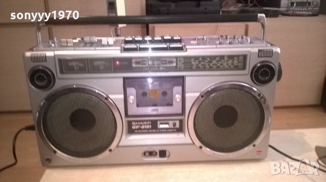 *sharp-OLD BIG SHARP-колекционерска машина-внос швеицария, снимка 4 - Радиокасетофони, транзистори - 26324692