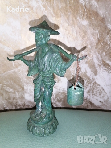 Уникална бронзова статуя, снимка 2 - Икони - 52822548