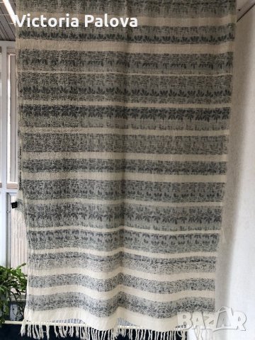 Голям шведски шал HIMLA ,вълна и коприна, снимка 3 - Шалове - 27202453