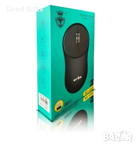 Безжична Wireless Мишка Weibo RF-5200 , снимка 2 - Клавиатури и мишки - 40697984