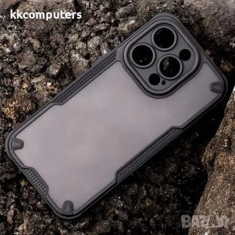 Калъф силикон Defender Matt / Черна - рамка / за iPhone 14 6.1 Баркод : 3131997, снимка 3 - Калъфи, кейсове - 50326417