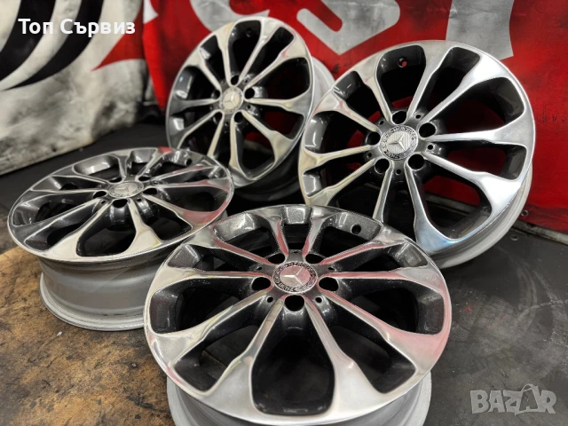 Алуминиеви джанти за Мерцедес, 17 цола, 5x112, снимка 3 - Гуми и джанти - 50950859