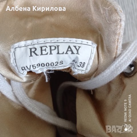 Replay, 38 р-р кецове,в златно бежаво, снимка 4 - Кецове - 32558524