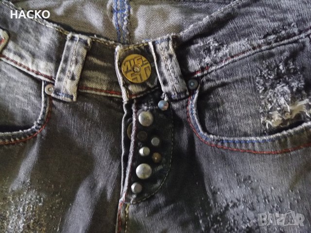Дамски Дънки Miss Sixty Размер 26 100% Оригинални Made in Itаlli, снимка 4 - Дънки - 44112527