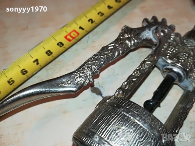 МАСИВЕН РЕТРО ТИРБУШОН ОТ ФРАНЦИЯ 3008221530, снимка 15 - Антикварни и старинни предмети - 37846809