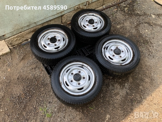 4бр.Оригинални железни джанти + ЗИМНИ ГУМИ Semperit 195/70/15C 15" 5x160 за Ford Transit(2000-2024), снимка 2 - Гуми и джанти - 51804035