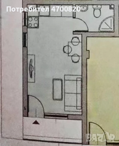 Едностаен апартамент в Слънчев Бряг , снимка 8 - Апартаменти - 52998525
