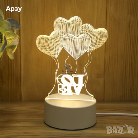 декоративна лампа, снимка 1 - Настолни лампи - 43048505