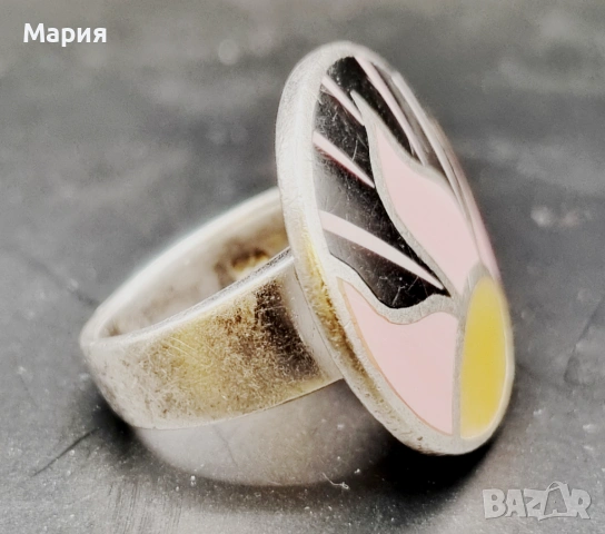 СРЕБЪРЕН ПРЪСТЕН 14.82ГР, снимка 2 - Пръстени - 53574610