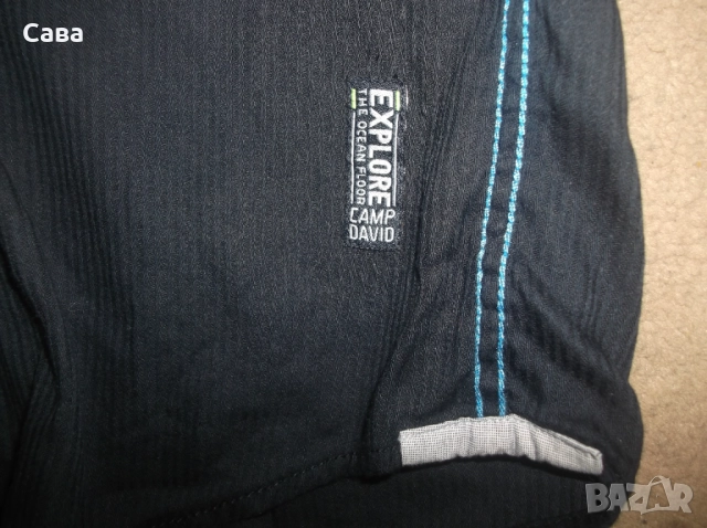 Тениска и ризи CAMP DAVID  мъжки,М и Л  /черна,каре/, снимка 13 - Тениски - 46232940