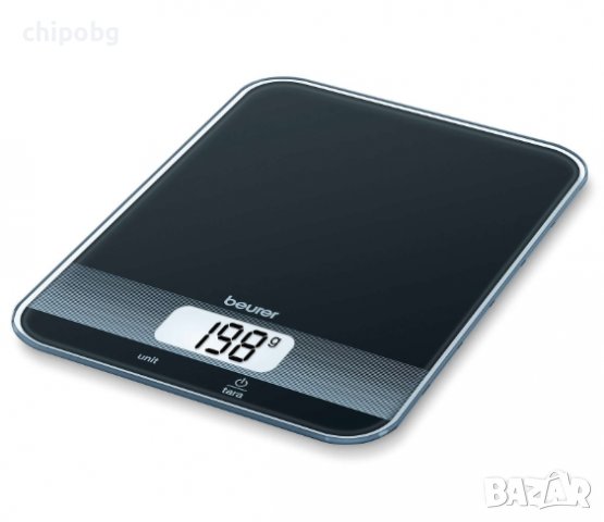 Везна, Beurer KS 19 black kitchen scale; 5 kg / 1 g, снимка 1 - Електронни везни - 38423566