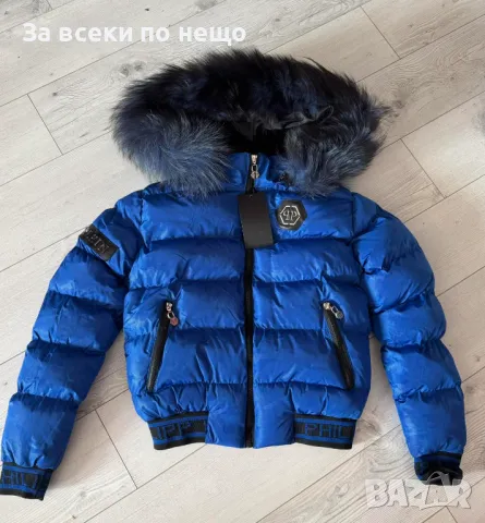 Дамско зимно яке с естествен пух на качулката Moncler🔝Philipp Plein Код D1539, снимка 2 - Якета - 48351375