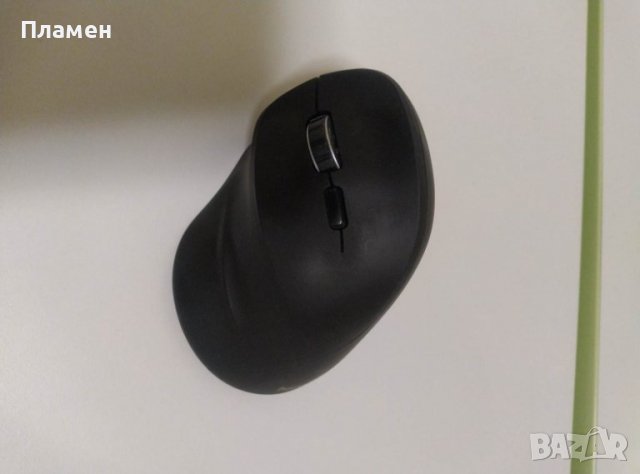 Безжична ергономична мишка HAMA EMW-500L, за лява ръка, USB, 1000/1200/1400 dpi, Черен, снимка 5 - Клавиатури и мишки - 39123256