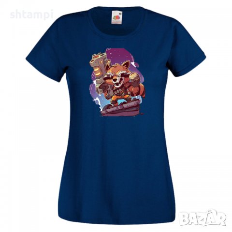 Дамска тениска Marvel Rocket Racoon 2 Игра,Изненада,Подарък,Геймър,, снимка 7 - Тениски - 36748127