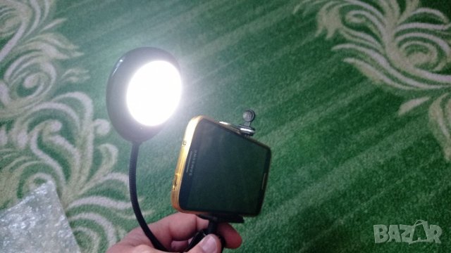 Трипод с лед осветление за смартфон , снимка 5 - Селфи стикове, аксесоари - 40801024