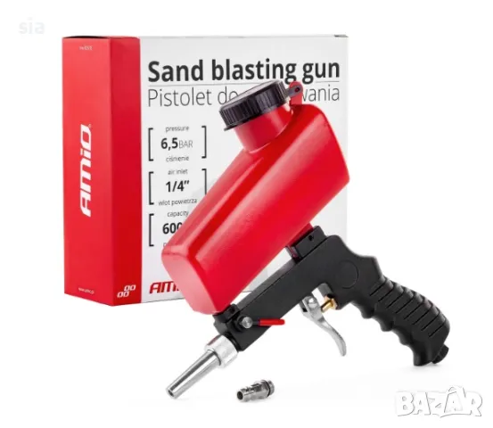 Пистолет за пясъкоструене за боя и ръжда