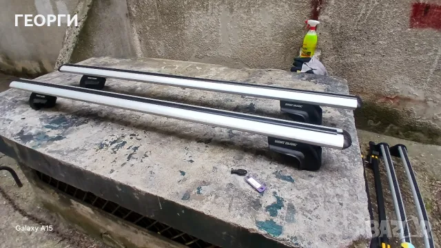 Напречни Оригинален Алуминиеви греди MONТ BLANK. 129лв СТАВАТ ЗА ПОВЕЧЕТО КОМБИТА, снимка 4 - Аксесоари и консумативи - 49941857