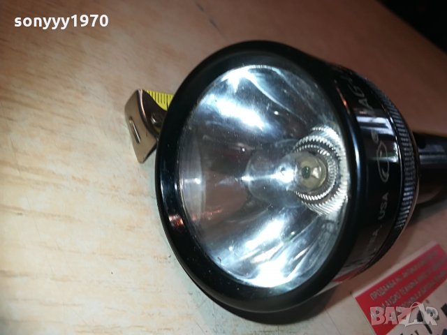 mag-lite made in usa 22см-метален прожектор 2904211923, снимка 2 - Екипировка - 32722058