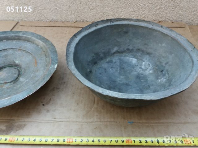 кована възрожденска бакърена тенджера мед, снимка 8 - Антикварни и старинни предмети - 35269136