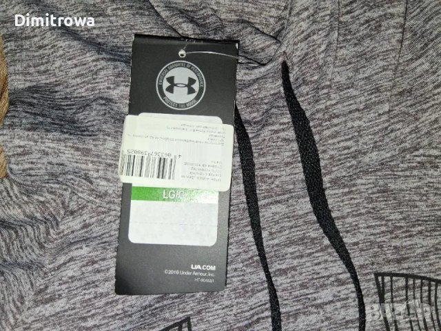 Спортен дамски р-р L суитшърт с качулка Under Armour, снимка 3 - Суичъри - 49780023