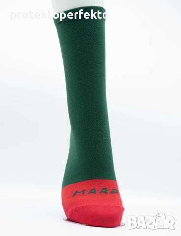 Чорапи MAAP за колоездене зелени, снимка 4 - Велосипеди - 43506730
