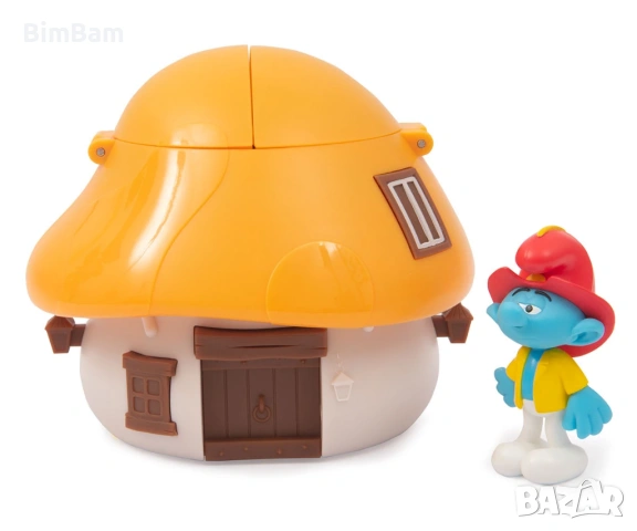 Комплект къщичка със Смърф-изненада Смърфовете / Giochi Preziosi, снимка 4 - Фигурки - 53220952