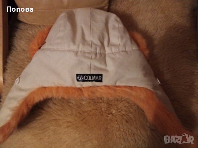 Уникална маркова ушанка с естествена кожа, снимка 2 - Шапки - 39068865