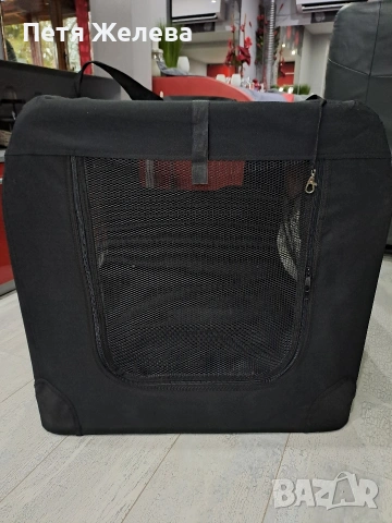 Сгъваема транспортна чанта за кучета и котки FEANDREA/SONGMICS-90/62/62 см, снимка 8 - За кучета - 53595208