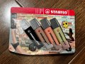 Маркери хайлайтър - STABILO BOSS ORIGINAL NatureCOLORS - 4 бр.- Кално зелено, Сиена, Умбра, Черно, снимка 10