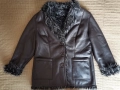 Топло кожено палто/яке, снимка 1